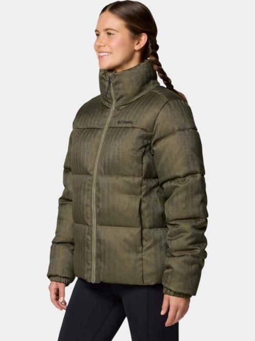 jacheta de iarna pt. femei Columbia Puffect Herringbone Jacket verde 3