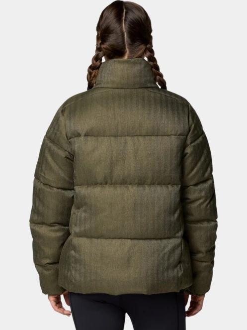 jacheta de iarna pt. femei Columbia Puffect Herringbone Jacket verde 4
