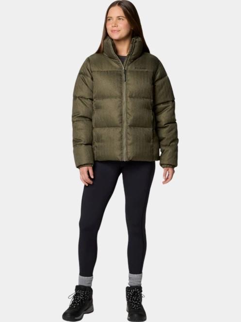 jacheta de iarna pt. femei Columbia Puffect Herringbone Jacket verde 5
