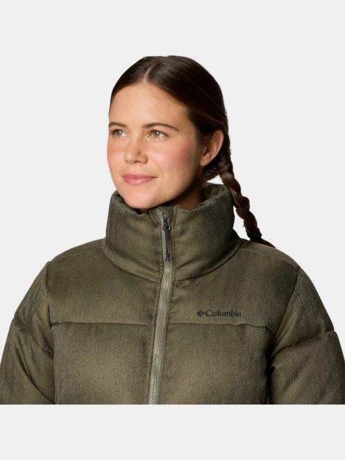 jacheta de iarna pt. femei Columbia Puffect Herringbone Jacket verde 7