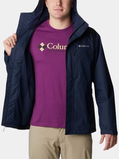 haine de ploaie pt. barbati Columbia Hikebound II Jacket albastru 6
