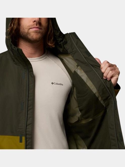 haine de ploaie pt. barbati Columbia Hikebound II Jacket verde inchis 7