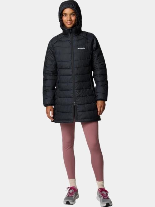 geaca matlasata de tranzitie pt. femei Columbia Powder Lite II Mid Jacket negru 5