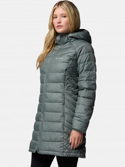 jacheta de iarna pt. femei Columbia Powder Lite II Mid Jacket verde 3