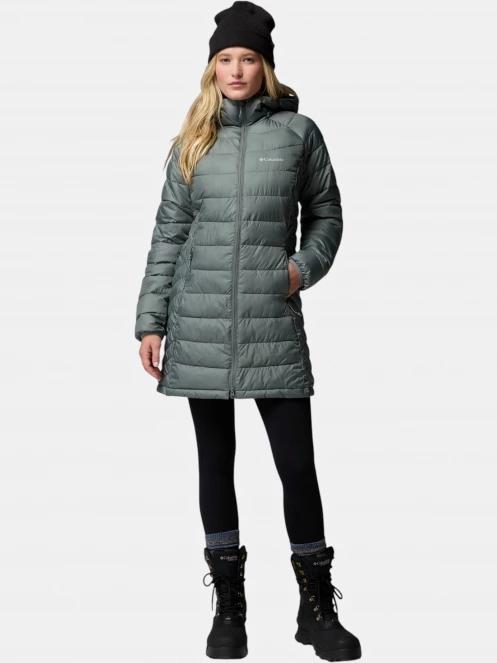 jacheta de iarna pt. femei Columbia Powder Lite II Mid Jacket verde 5