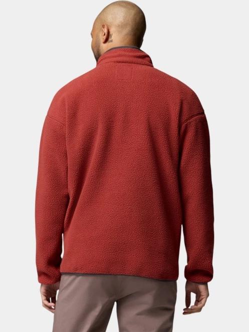 pulover polar pt. barbati Columbia Helvetia II Half Snap Fleece rosu 4