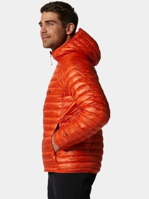 jacheta de puf pt. barbati Mountain Hardwear Ghost Whisperer UL Hoody portocaliu 3