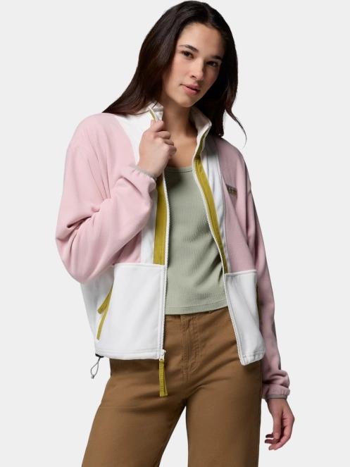 pulover polar pt. femei Columbia Backbowl II Full Zip Fleece roz 6