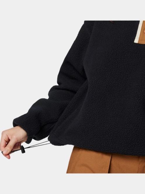 pulover polar pt. femei Columbia Helvetia II Cropped Half Snap Fleece rosu 7