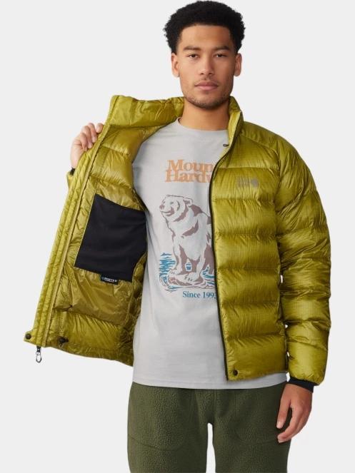 jacheta de puf pt. barbati Mountain Hardwear Phantom Alpine Down Jacket galben 6