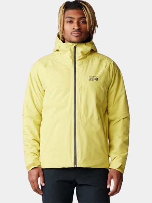 geaca de drumetie pt. barbati Mountain Hardwear Stretch Ozonic Insulated Jacket galben 2