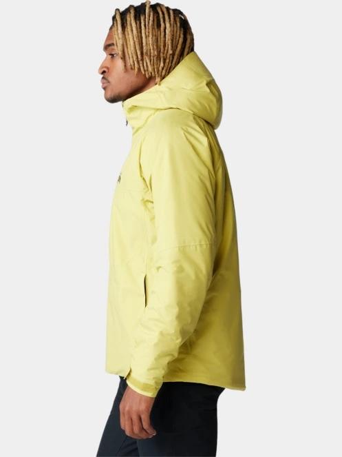 geaca de drumetie pt. barbati Mountain Hardwear Stretch Ozonic Insulated Jacket galben 3
