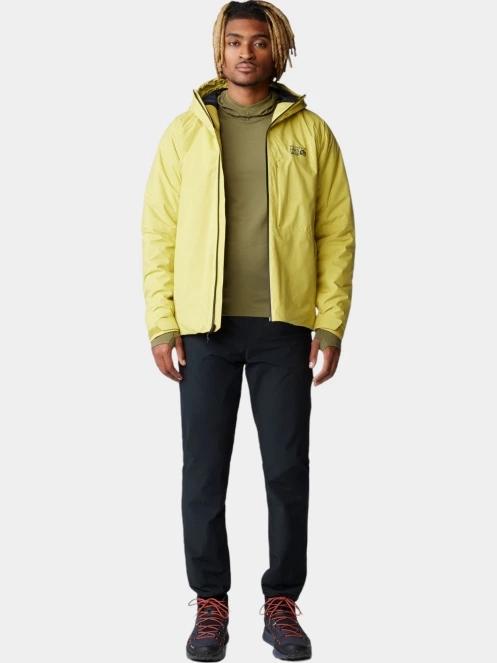 geaca de drumetie pt. barbati Mountain Hardwear Stretch Ozonic Insulated Jacket galben 6