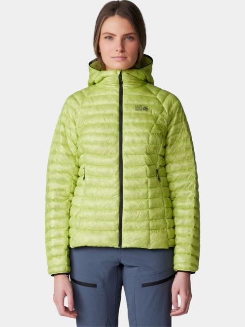jacheta de puf pt. femei Mountain Hardwear Ghost Whisperer UL Hoody verde 2