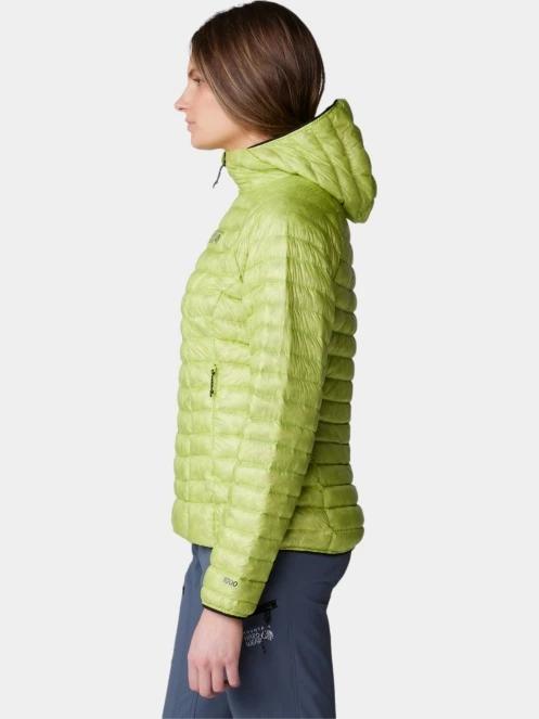 jacheta de puf pt. femei Mountain Hardwear Ghost Whisperer UL Hoody verde 3