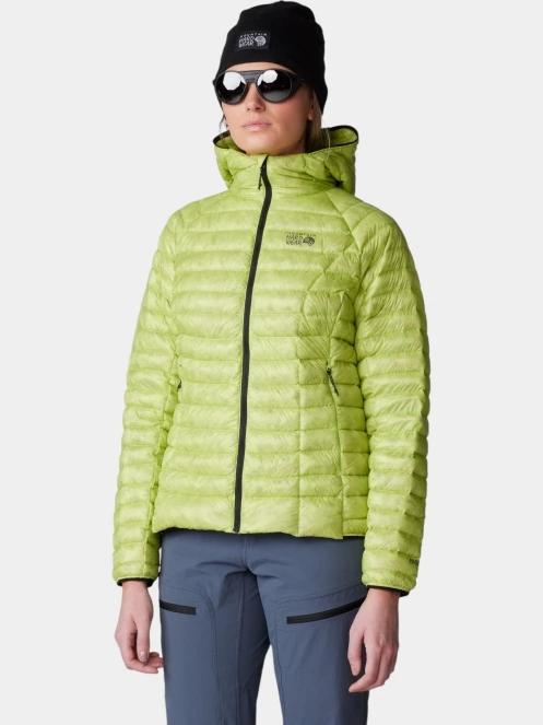 jacheta de puf pt. femei Mountain Hardwear Ghost Whisperer UL Hoody verde 5