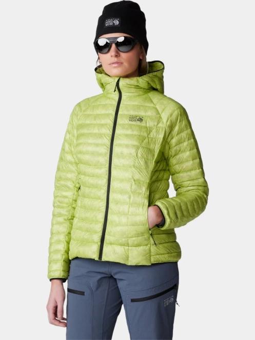 jacheta de puf pt. femei Mountain Hardwear Ghost Whisperer UL Hoody verde 6