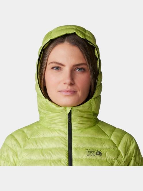 jacheta de puf pt. femei Mountain Hardwear Ghost Whisperer UL Hoody verde 7