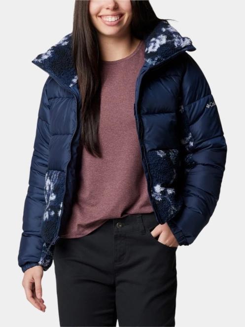 jacheta de primavara pt. femei Columbia Leadbetter Point II Print Sherpa Hybrid albastru 5