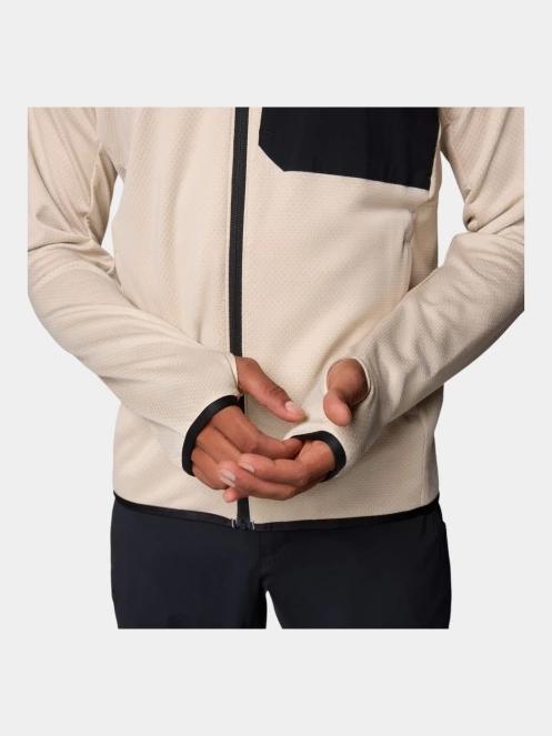 pulover polar pt. barbati Columbia Triple Canyon Grid Fleece FZ II nisip 8