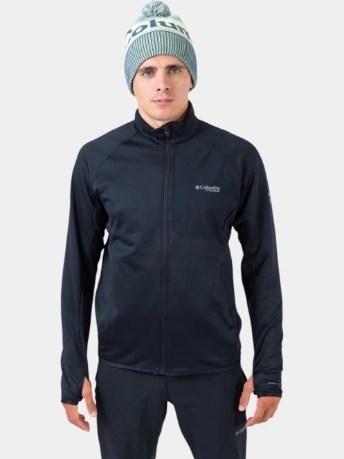 pulover polar pt. barbati Columbia Triple Canyon Grid Fleece FZ II negru 9