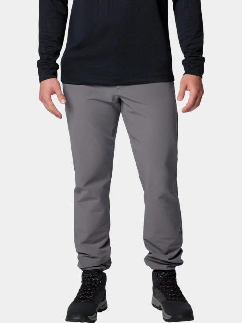 pantaloni de drumetie pt. barbati Columbia Black Mesa Warm Pant gri 2