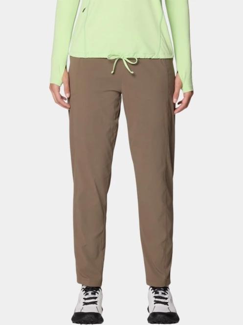 pantaloni de drumetie pt. femei Mountain Hardwear Dynama High Rise Ankle Pant oliv 2