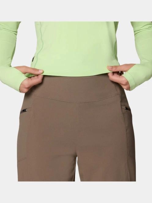 pantaloni de drumetie pt. femei Mountain Hardwear Dynama High Rise Ankle Pant oliv 6