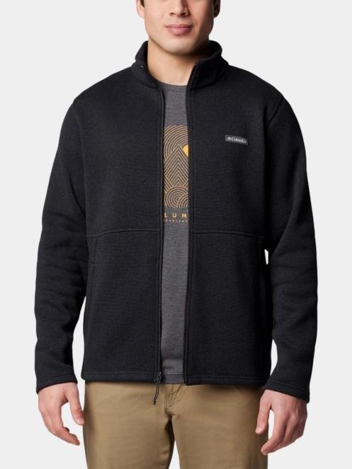 pulover polar pt. barbati Columbia Alto Pass Full Zip Fleece negru 5