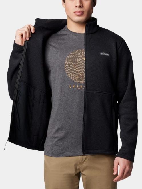 pulover polar pt. barbati Columbia Alto Pass Full Zip Fleece negru 6
