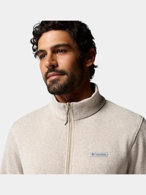 pulover polar pt. barbati Columbia Alto Pass Full Zip Fleece nisip 7