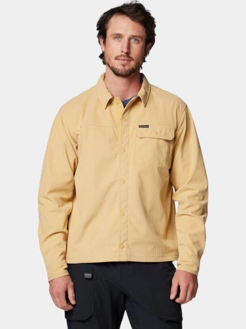 camasa cu maneci lungi pt. barbati Columbia Flare Gun Corduroy Shirt galben 2