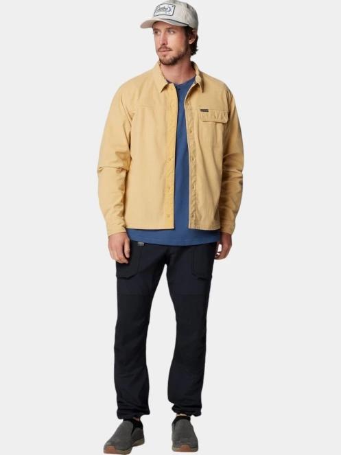 camasa cu maneci lungi pt. barbati Columbia Flare Gun Corduroy Shirt galben 5