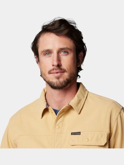 camasa cu maneci lungi pt. barbati Columbia Flare Gun Corduroy Shirt galben 6