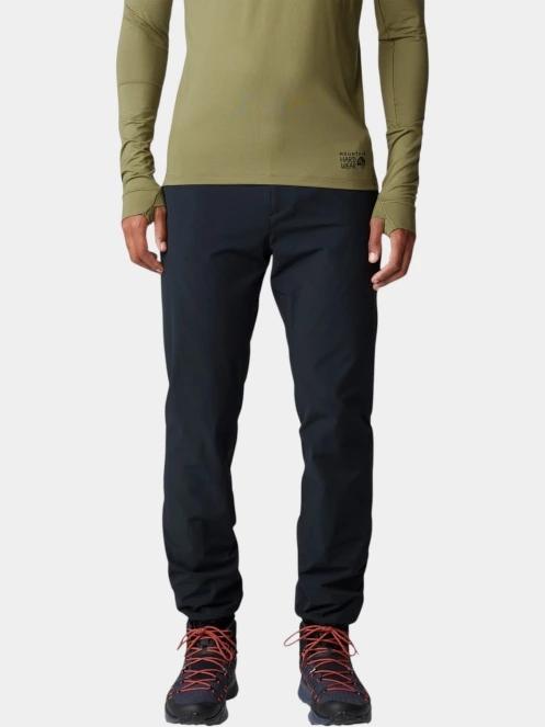 pantaloni de drumetie pt. barbati Mountain Hardwear Yumalino™ Active Lined Pant negru 2