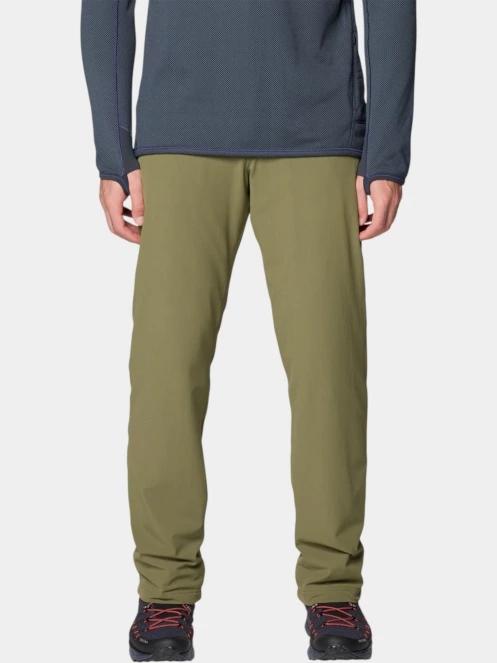 pantaloni de drumetie pt. barbati Mountain Hardwear Yumalino Lined Pant oliv 2