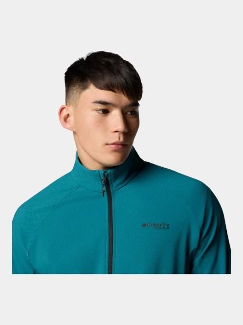 pulover polar pt. barbati Columbia Spectre Ridge Tech Fleece FZ II verde 6