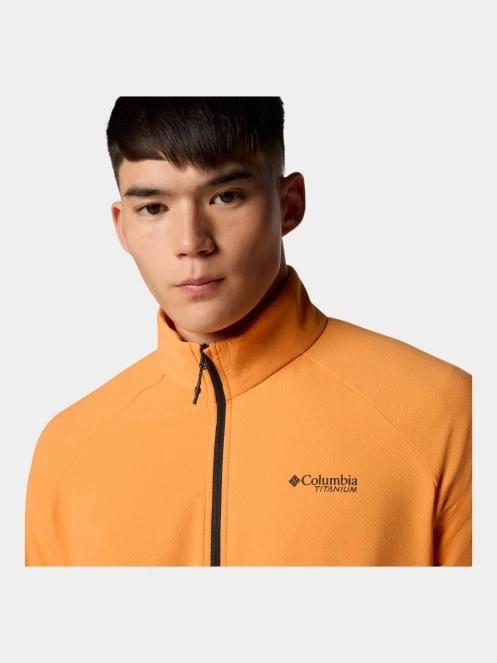 pulover polar pt. barbati Columbia Spectre Ridge Tech Fleece FZ II portocaliu 6