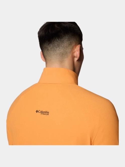 pulover polar pt. barbati Columbia Spectre Ridge Tech Fleece FZ II portocaliu 7
