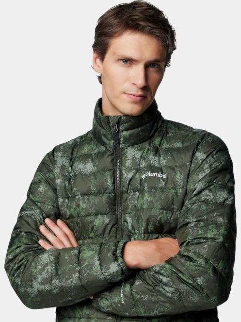 jacheta de primavara pt. barbati Columbia Powder Lite II Printed Jacket verde 7