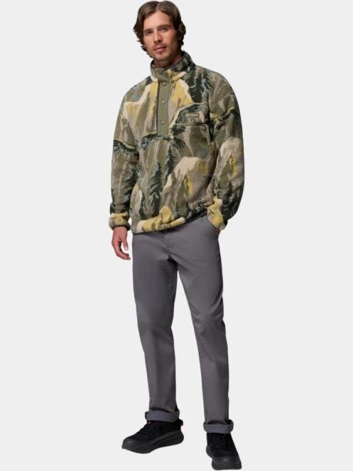 pulover polar pt. barbati Columbia Helvetia II Printed Half Snap Fleece verde 5