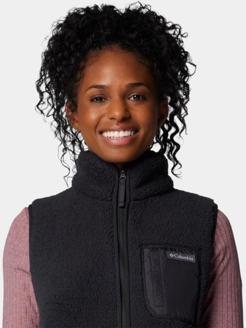vesta polar pt. femei Columbia West Bend Vest II negru 7