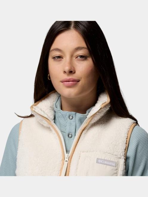 vesta polar pt. femei Columbia West Bend Vest II nisip 7