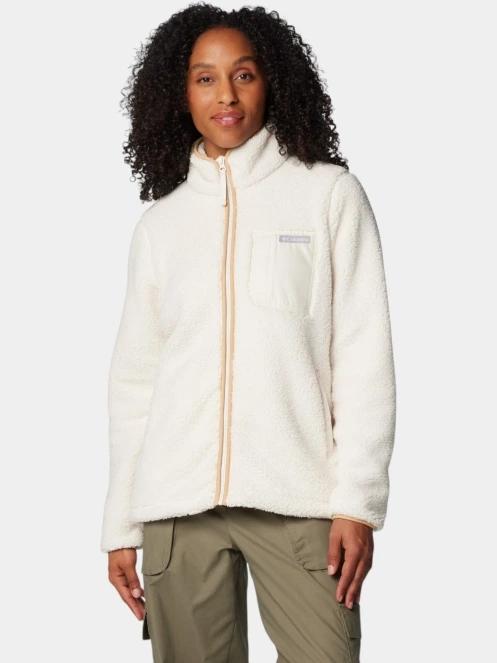 pulover polar pt. femei Columbia West Bend Full Zip II nisip 2