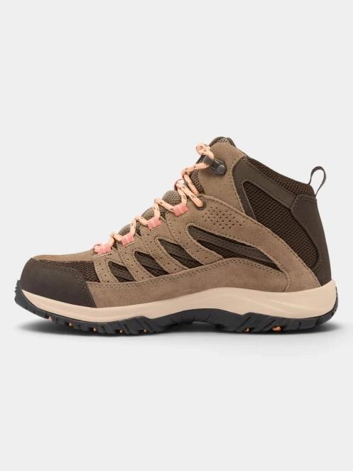 bocanci de drumetie impermeabili pt. femei Columbia Crestwood Mid Waterproof maro 4