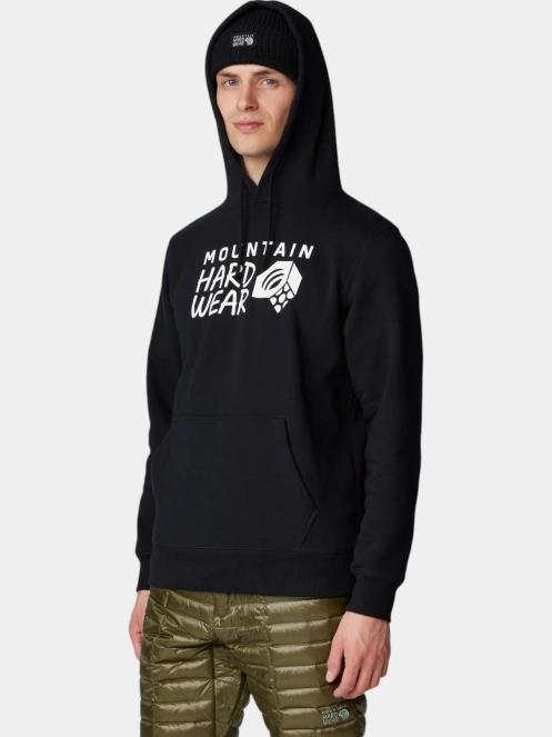 pulover cu gluga pt. barbati Mountain Hardwear MHW Logo PO Hoody negru 6