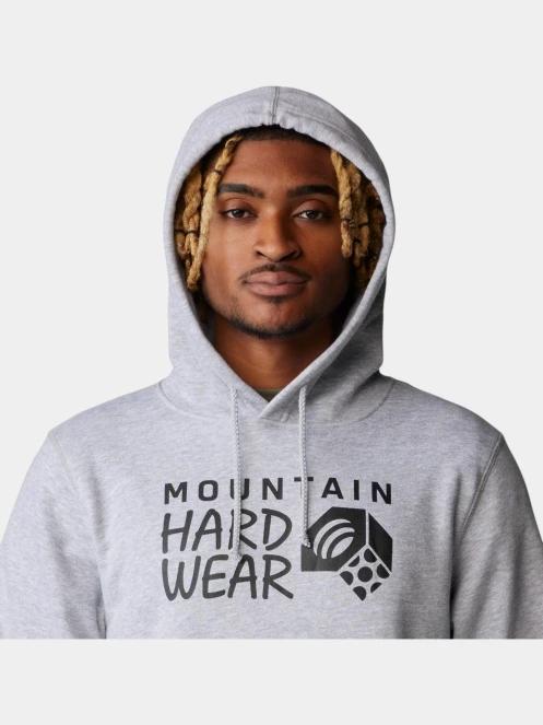 pulover cu gluga pt. barbati Mountain Hardwear MHW Logo PO Hoody gri 6