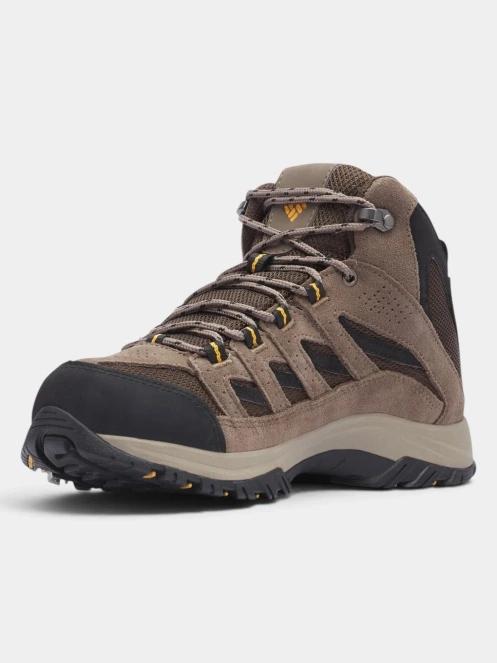 pantofi de drumetie impermeabili pt. barbati Columbia Crestwood Mid Waterproof maro 5
