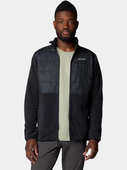 pulover polar pt. barbati Columbia Basin Butte Full Zip Fleece II negru 5