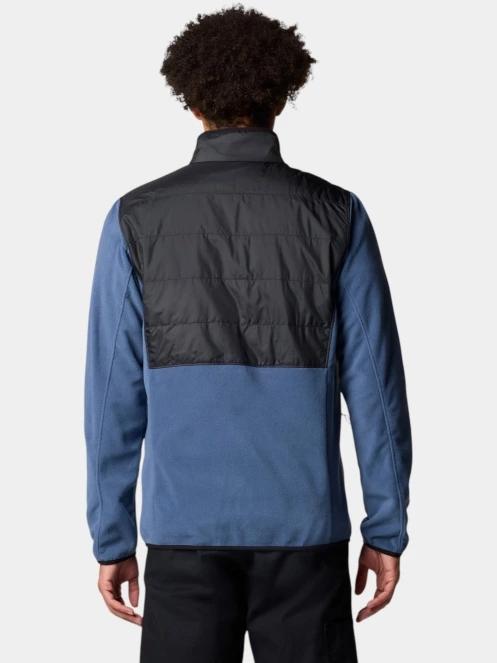 pulover polar pt. barbati Columbia Basin Butte Full Zip Fleece II albastru 4